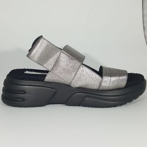 NR Rapisardi 2 Band Platform Sandal on Hiker Sole